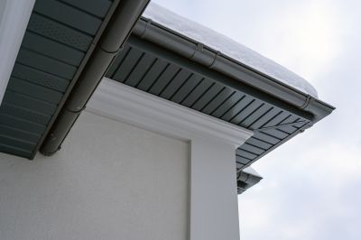 Gutter Cover System on a Commercial Building